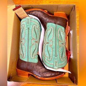 TWISTED X MENS RESERVE COLLECTION TOBACCO & JADE 9.5